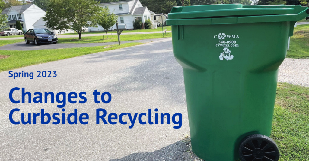 Spring 2023 Changes to Curbside Recycling